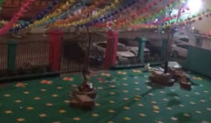 陳東中心幼兒園冒雨施工現(xiàn)場(chǎng)-【玉峰體育】