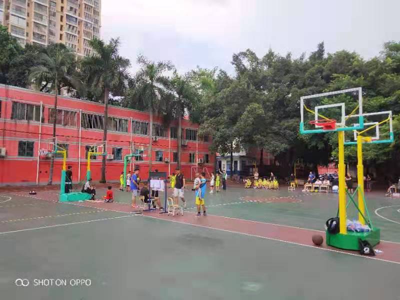 新陽小學兒童籃球架項目-【玉峰體育】