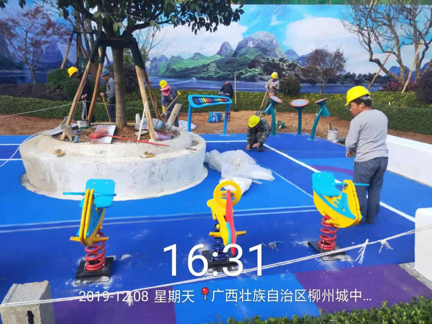 柳州江與城兒童娛樂設(shè)施項目完工-【玉峰體育】